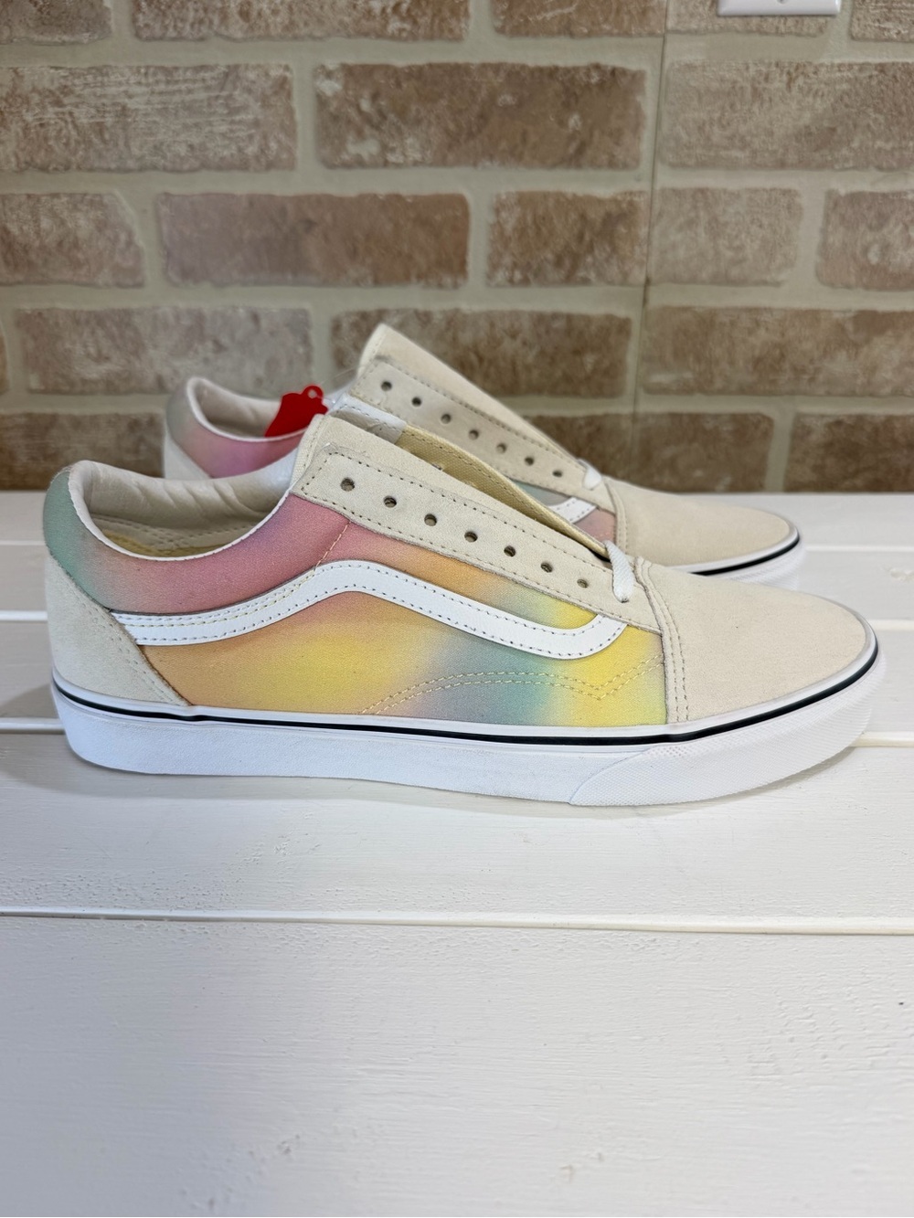 Vans Old Skool Rainbow Ombre Pastel Sneakers Men’s Size 10 Low Top Skate Shoe